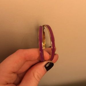 Magenta Hoop earrings